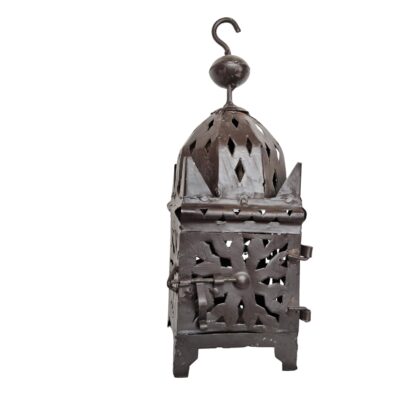 linterna, farol, farolillos, farolito, vela, candelabro multicolor, portavela, oriental de cristal, Exterior e Interior, marroquí, arabe, hierro forjado, artesanal, hecho a mano, étnico